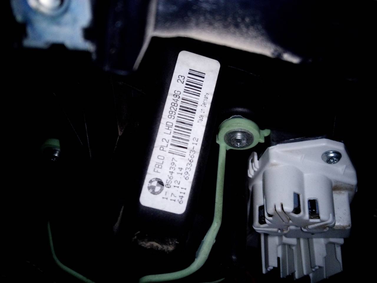BMW X1 E84 (2009-2015) Нагревательный вентиляторный моторчик салона 6933663, 9928 18739284