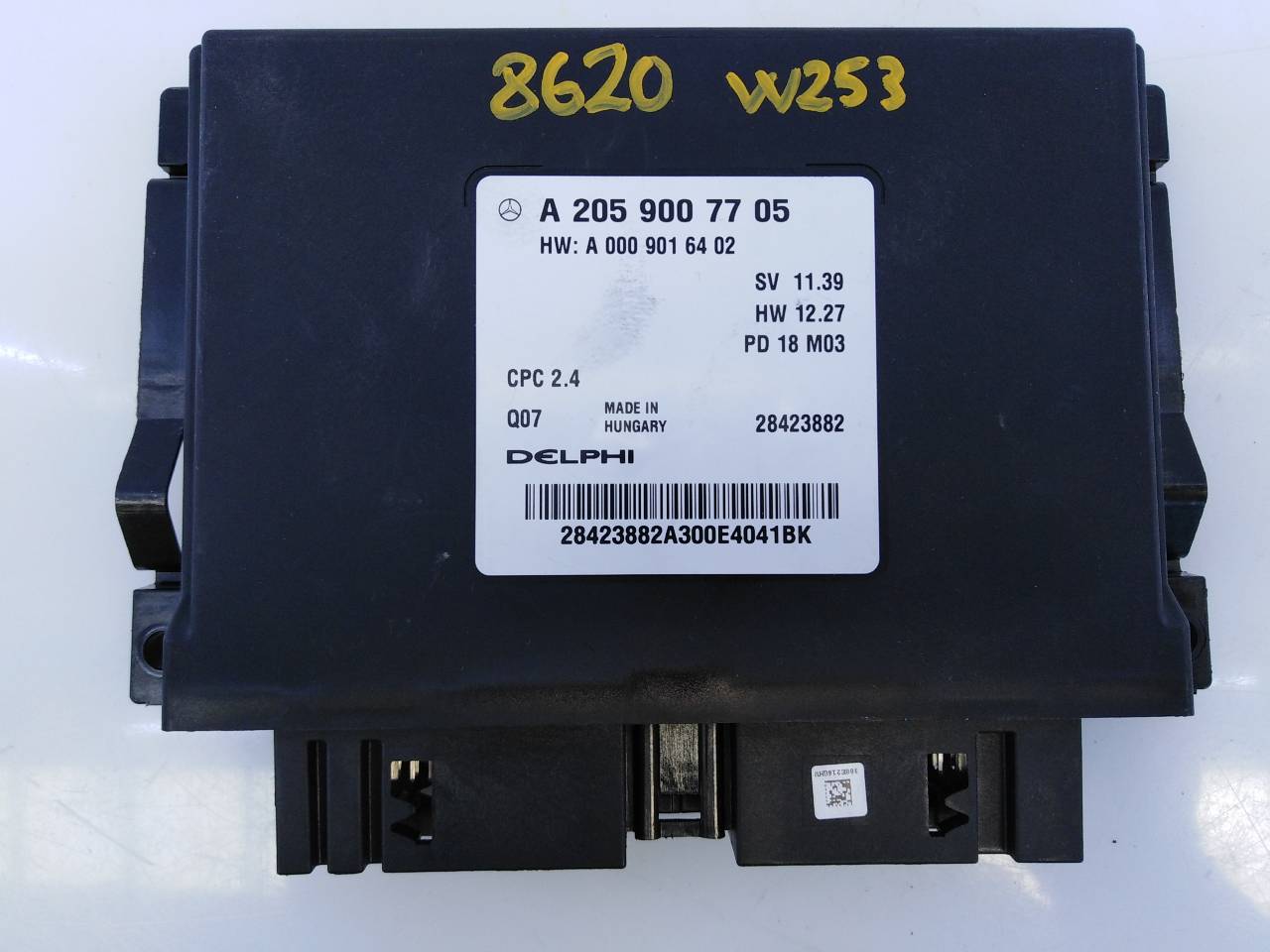 MERCEDES-BENZ GLC Coupe C253 (2016-2019) Gearbox Control Unit A2059007705, A0009016402, E2-A1-11-7 24022914