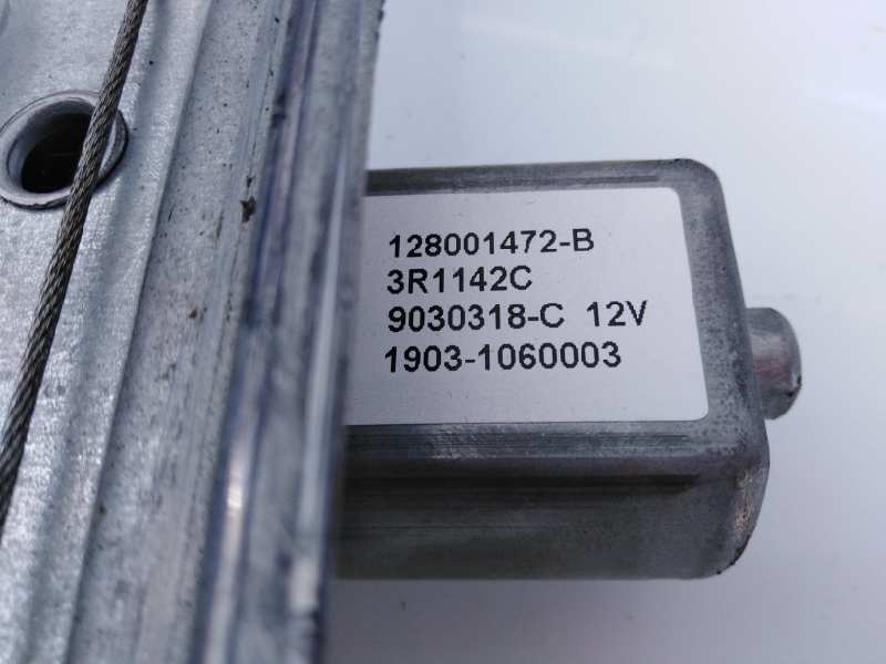 RENAULT Clio 3 generation (2005-2012) Priekšējo kreiso durvju logu pacēlājs 128001472B, 9030318C, E1-A1-4-1 18612264