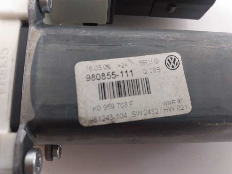 CHEVROLET Passat B6 (2005-2010) Мотор керування вікном лівих задніх дверей 993424200,E1-B6-51-2,1K0959703F 18637196