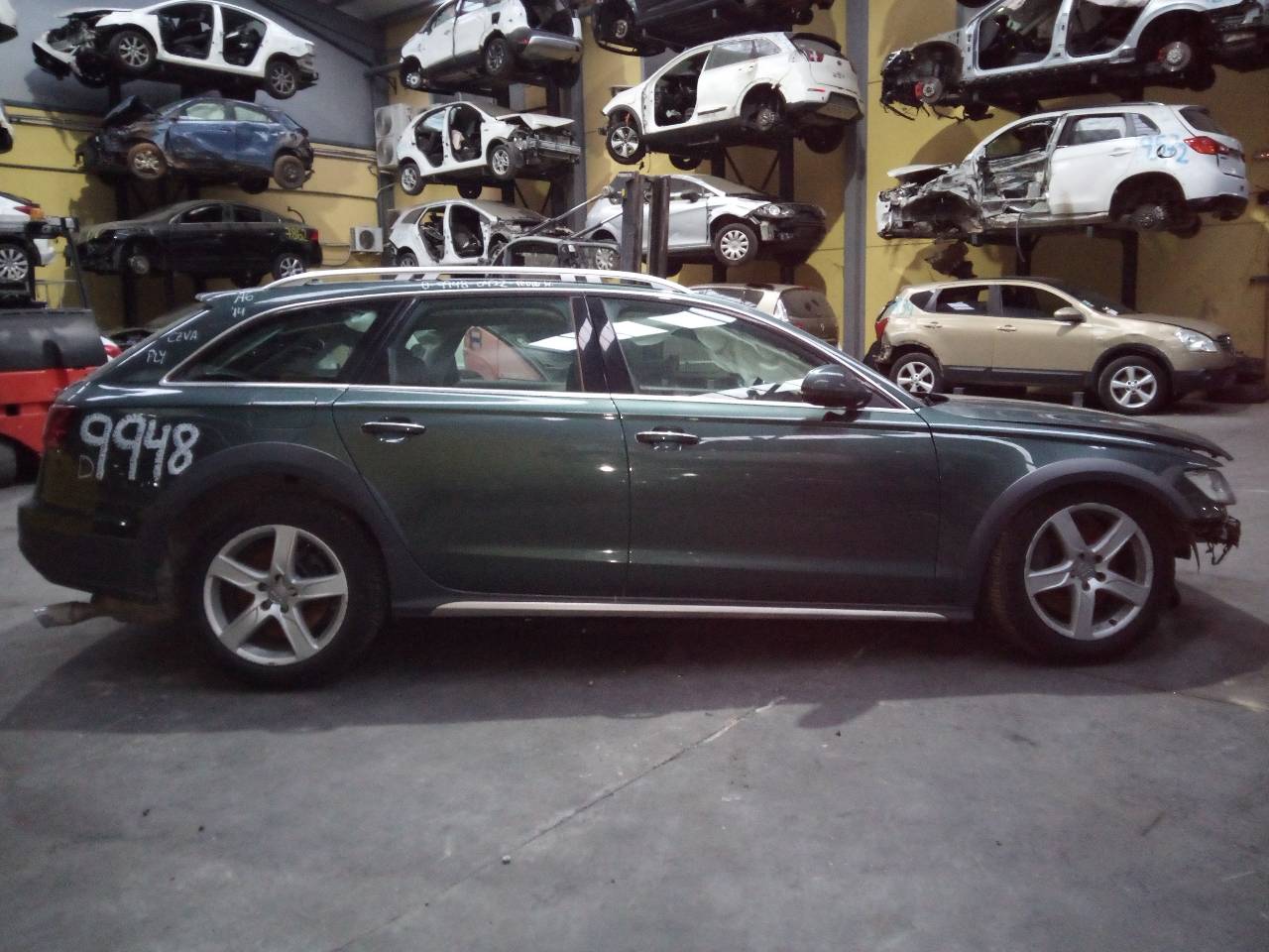 AUDI A6 allroad C7 (2012-2019) Oikean takaoven ikkunansäädin 4G0839462,E1-B6-48-2 26267070