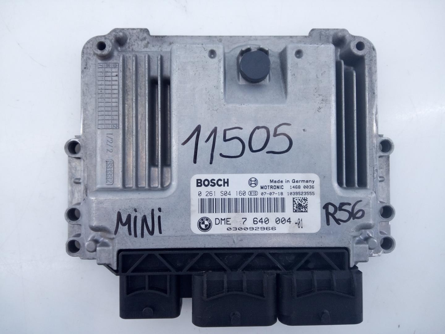 MINI Cooper R56 (2006-2015) Variklio kompiuteris 764000401, 0261S04160, E3-A2-26-1 20584039