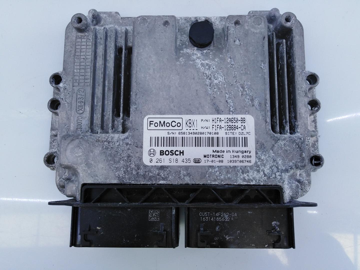 FORD Focus 3 generation (2011-2020) Motorkontrollenhet ECU H1FA12A650BB,E3-B3-24-2,0261S18435 18687498