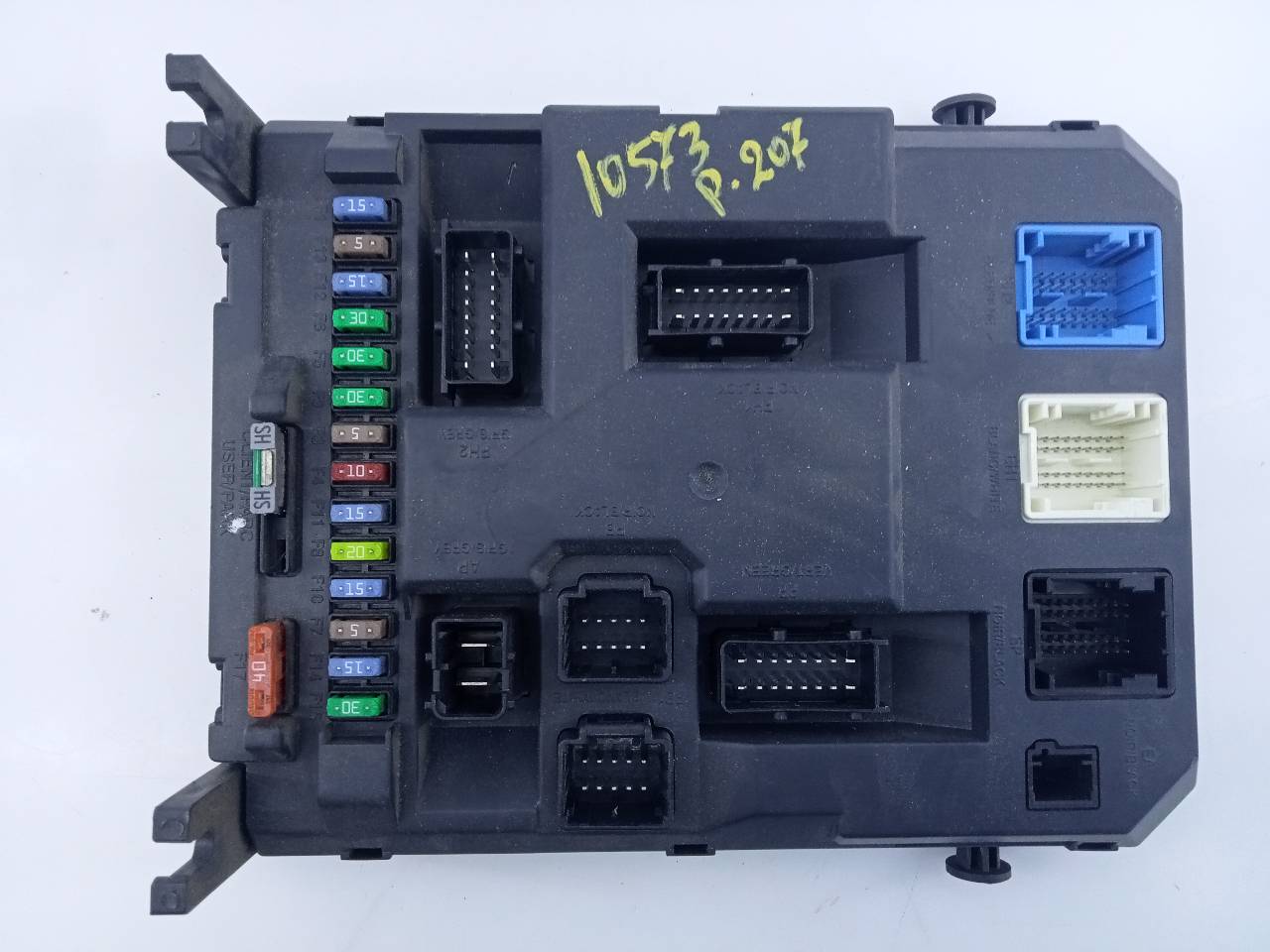 MASERATI 207 1 generation (2006-2009) Fuse Box 9664983080, E3-B2-30-1 20964828