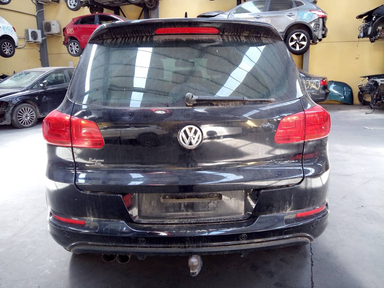 VOLKSWAGEN Tiguan 1 generation (2007-2017) Galinių kairių durų stiklo pakelėjo varikliukas 5N0959703F,E2-A1-20-1 20962761