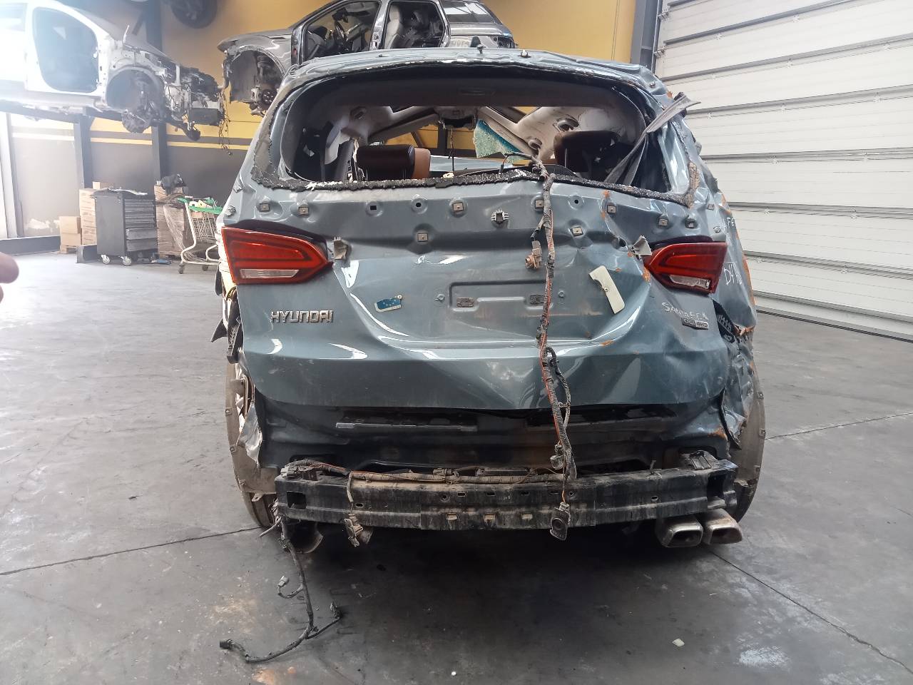 HYUNDAI Santa Fe SM (2000-2013) Takana vasen turvavyö 26269768