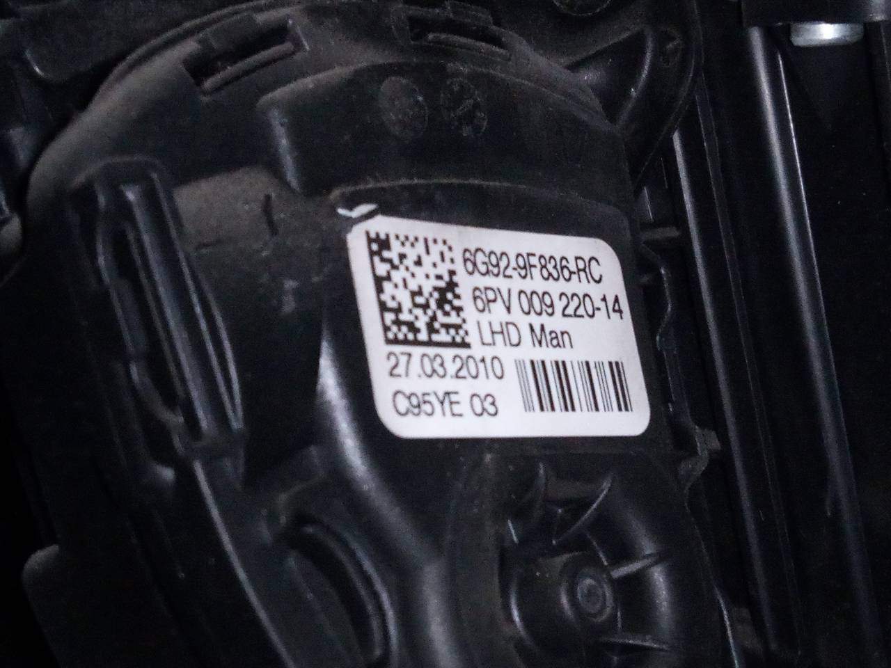 FORD Mondeo 4 generation (2007-2015) Педаль газа 6G929F836RC, 6PV00922014 24106236