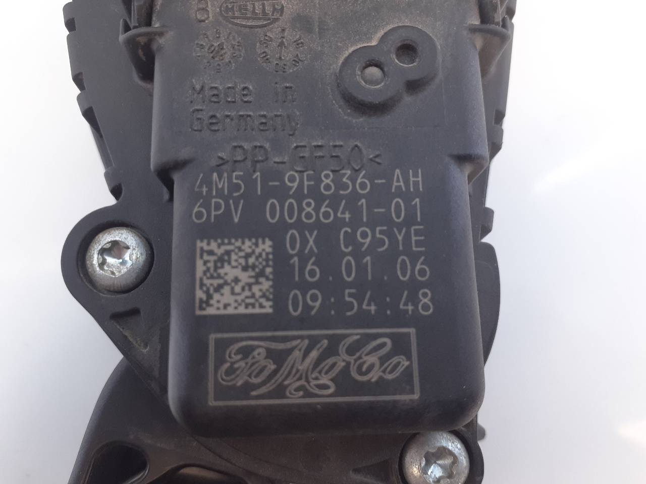 FORD Focus 2 generation (2004-2011) Akseleratoriaus (gazo) pedalas 4M519F836AH,E3-B3-8-4 18728395