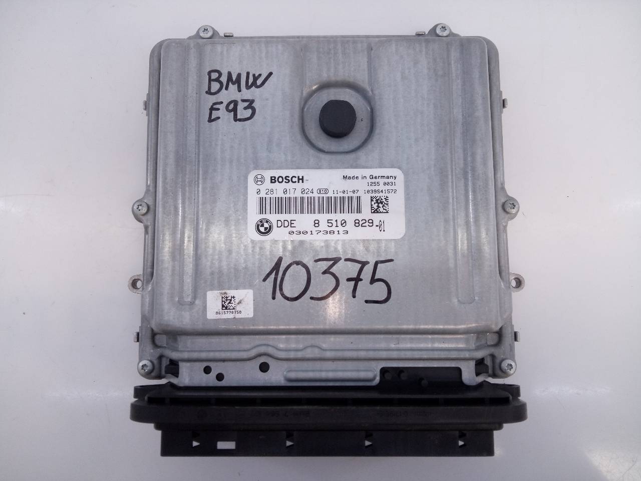 BMW 3 Series E90/E91/E92/E93 (2004-2013) Engine Control Unit ECU 0281017024, 851082901, E3-A2-29-1 21798051