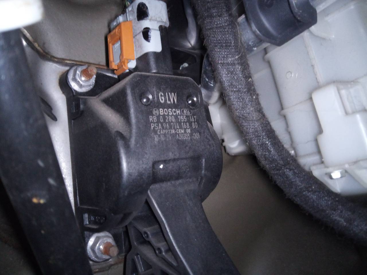 CITROËN C4 Picasso 1 generation (2006-2013) Педаль газа 9671416880, 0280755167 20966118