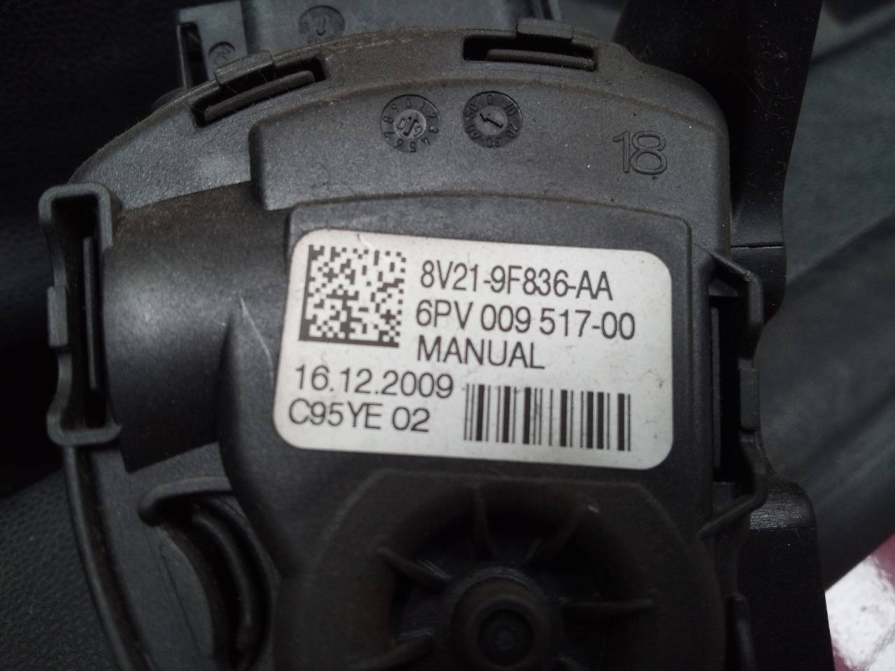 FORD Fiesta 5 generation (2001-2010) Педаль газа 8V219F836AA, 6PV00951700 20967822