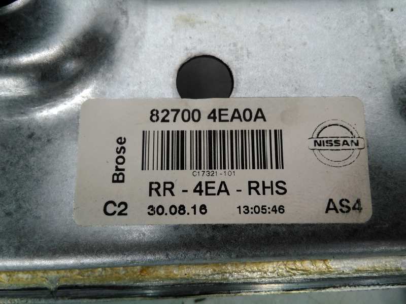 NISSAN Qashqai 2 generation (2013-2023) Fönsterhiss för höger bakdörr 827004EA0A,E2-A4-38-2 18576061