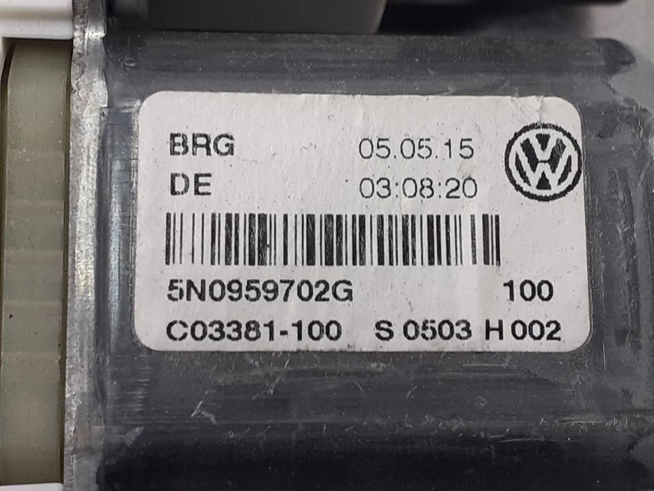 VOLKSWAGEN Tiguan 1 generation (2007-2017) Vindusregulator foran høyre dør 5N0959702G,P2-B4-12 18753873