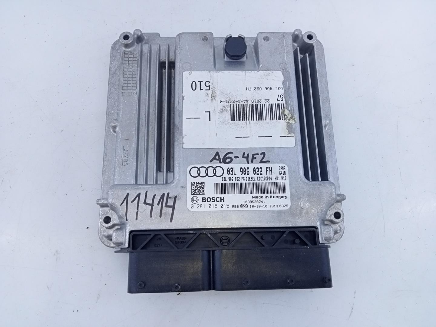 TOYOTA A6 C6/4F (2004-2011) Engine Control Unit ECU 03L906022FH, 0281015015, E2-A1-45-3 21824505