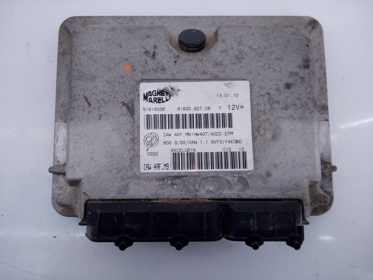 RENAULT Seicento 1 generation (1998-2010) Engine Control Unit ECU 51819338,6160062708,E3-A4-23-1 18775752