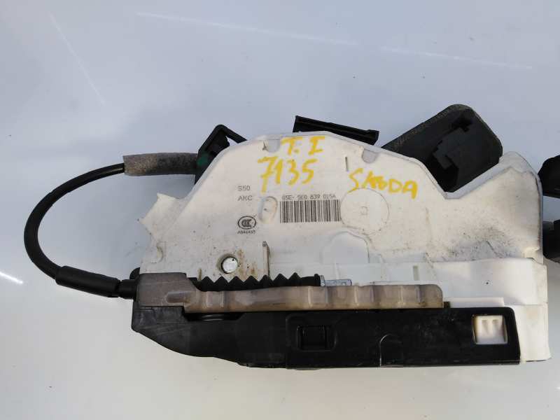 SKODA Rapid 2 generation (1985-2023) Rear Left Door Lock 5E0839015A,E1-A5-40-2 18550210