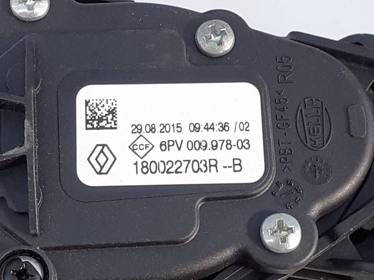 DACIA Logan 2 generation (2013-2020) Throttle Pedal 180022703R, 6PV00997803, E2-A1-8-2 18746851