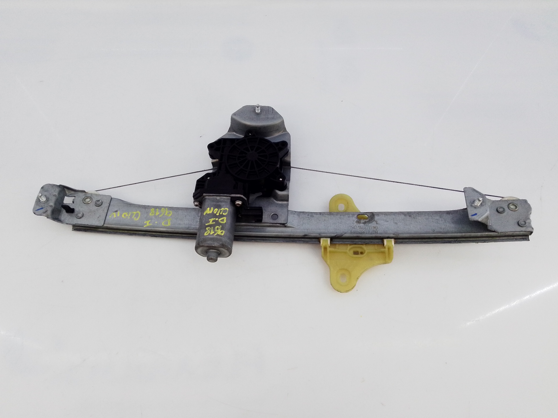 RENAULT Clio 3 generation (2005-2012) Front Left Door Window Regulator 128001072E, E1-A1-40-2 18760410