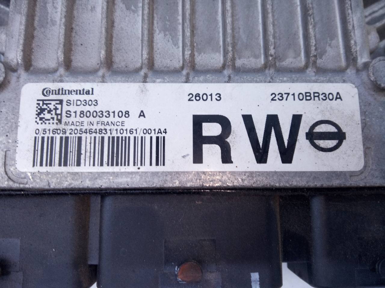 NISSAN Qashqai 1 generation (2007-2014) Variklio kompiuteris 23710BR30A,S180033108,E3-B4-31-2 20960860