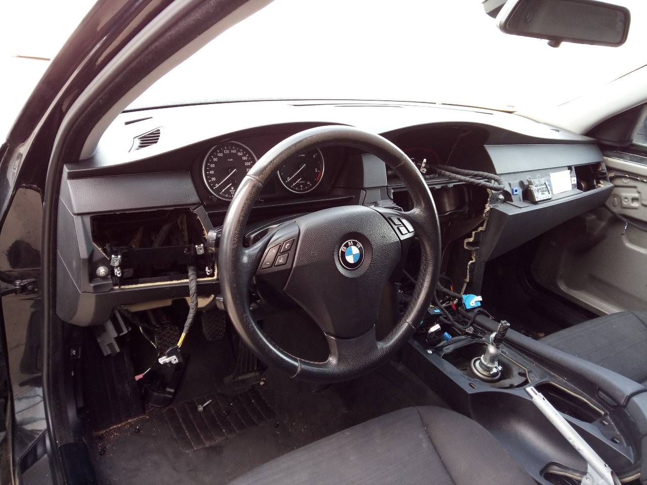 BMW 5 Series E60/E61 (2003-2010) Salono pečiuko varikliukas 21817401