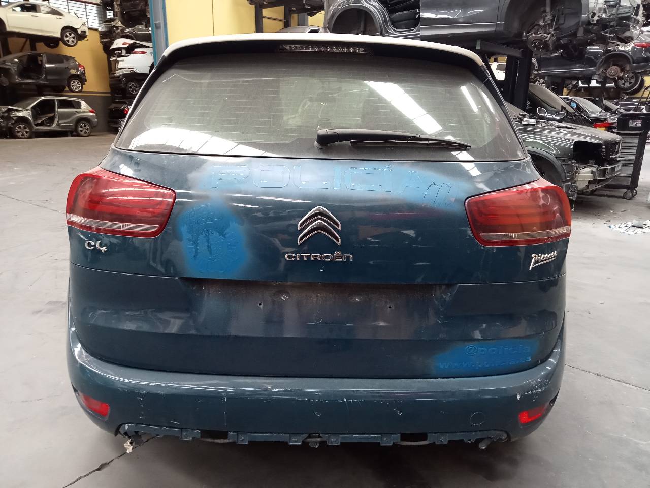 CITROËN C4 Picasso 2 generation (2013-2018) Elülső ablaktörlő szerkezet 9816172980, E1-A4-48-2 21829059