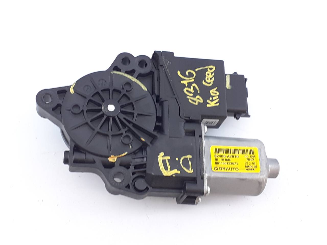 KIA Cee'd 2 generation (2012-2018) Front Right Door Window Control Motor 82460A2010,E2-B5-19-2 18748815