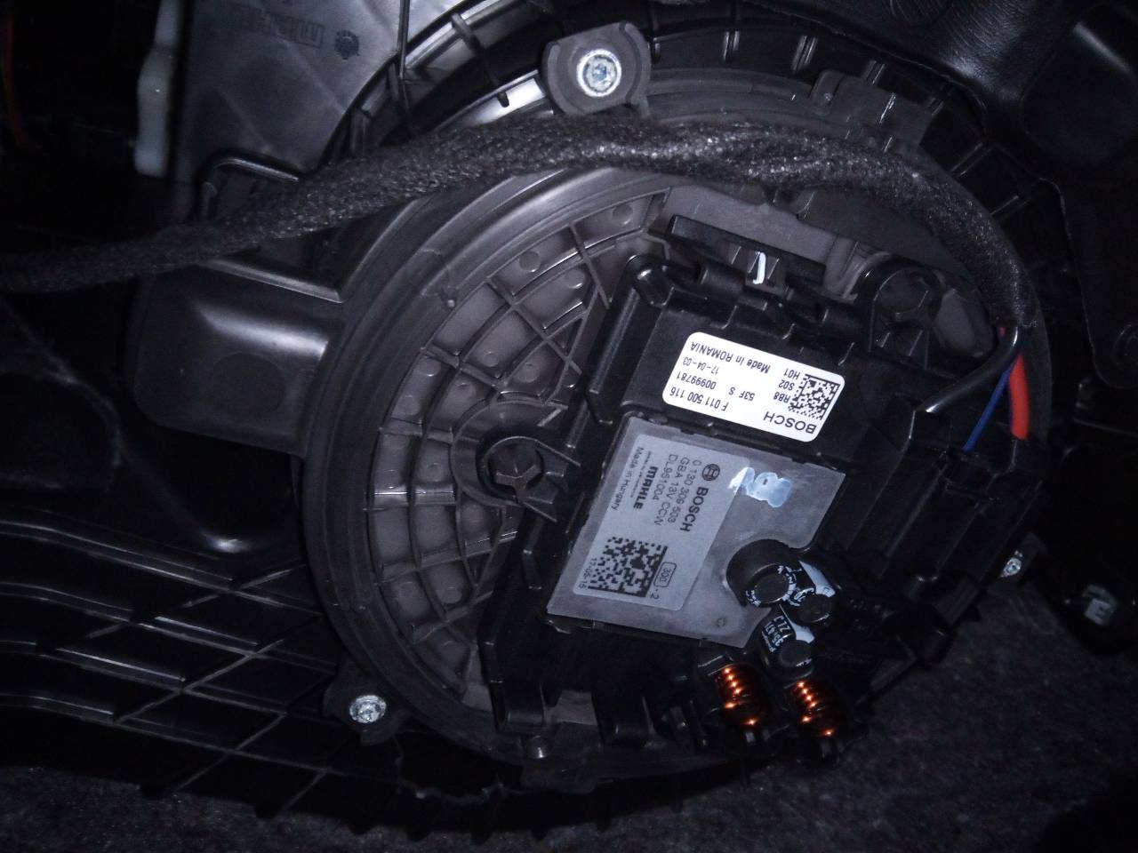OPEL Astra K (2015-2021) Нагревательный вентиляторный моторчик салона F011500116 21830913