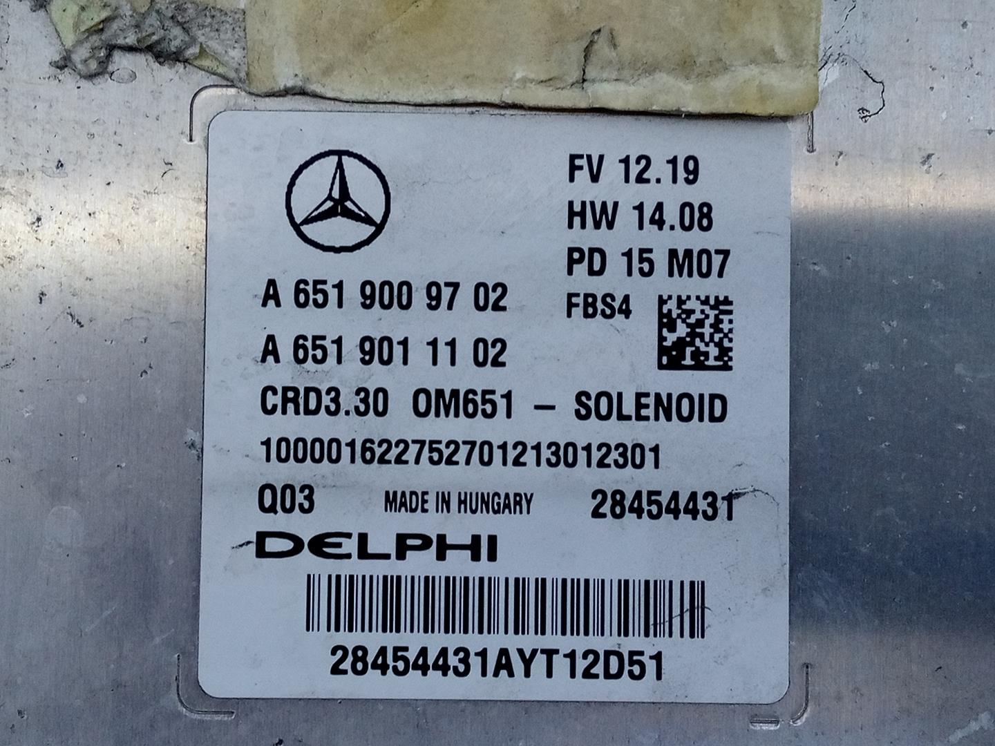 MERCEDES-BENZ GLA-Class X156 (2013-2020) Motorkontrolenhed ECU A6519009702,A6519011102,E3-A1-2-7 21642932