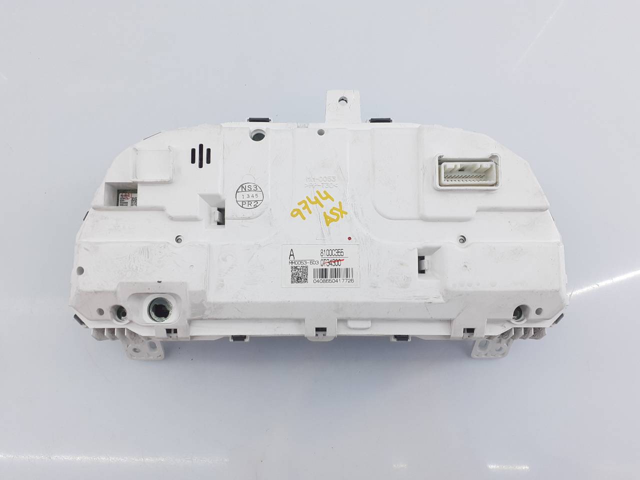 MITSUBISHI ASX 1 generation (2010-2020) Speedometer 8100C355, MM0053603, E3-A2-18-4 18767546