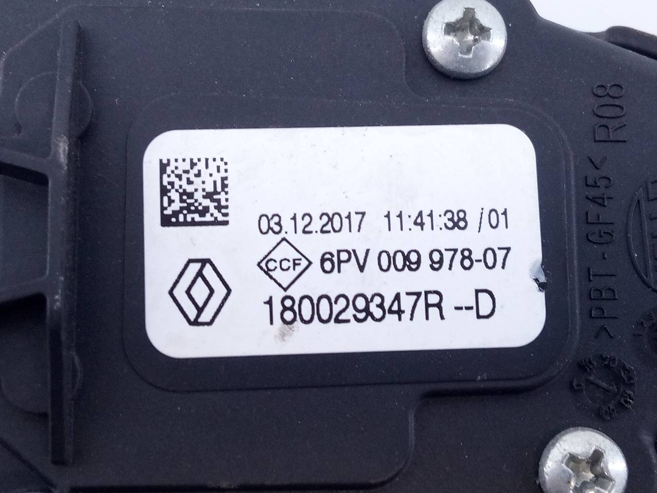 RENAULT Captur 1 generation (2013-2019) Педаль газа 180029347R, E2-A1-35-6 21622622