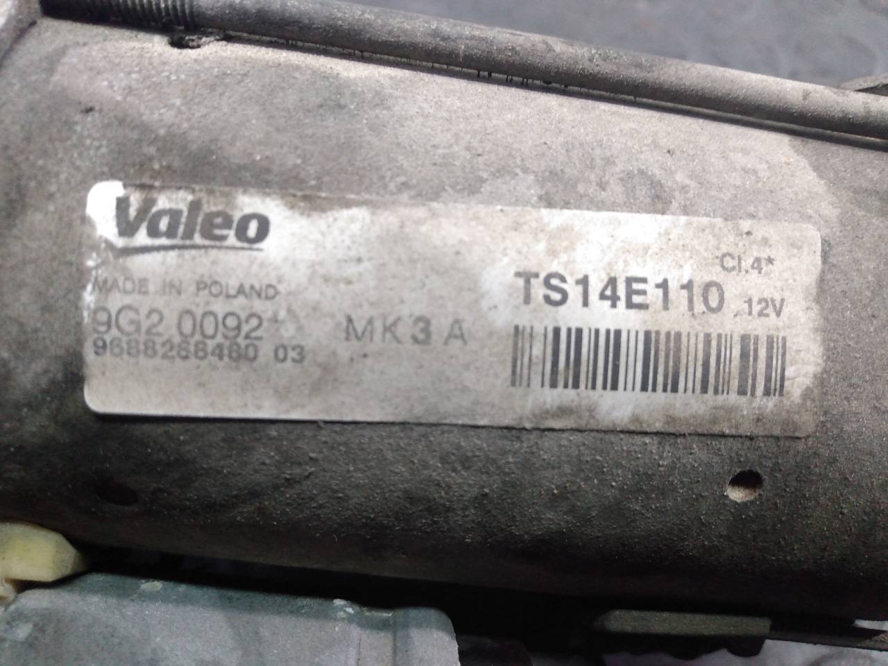 CITROËN Berlingo 2 generation (2008-2023) Starter Motor 9688268480, TS14E110, P3-B7-2-1 18774499