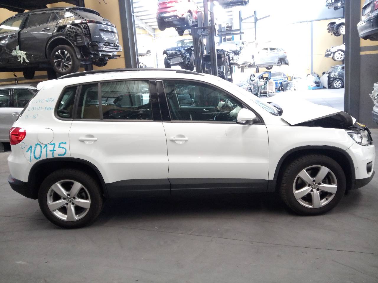 VOLKSWAGEN Tiguan 1 generation (2007-2017) Замок задней левой двери 5N0839015J, E1-B6-36-2 20680715