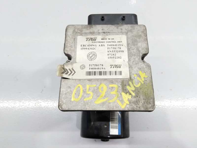 LANCIA Ypsilon II (Type 843)  (2003-2011) ABS pump 54084819, 51758178, E2-B2-61-´2 18418746