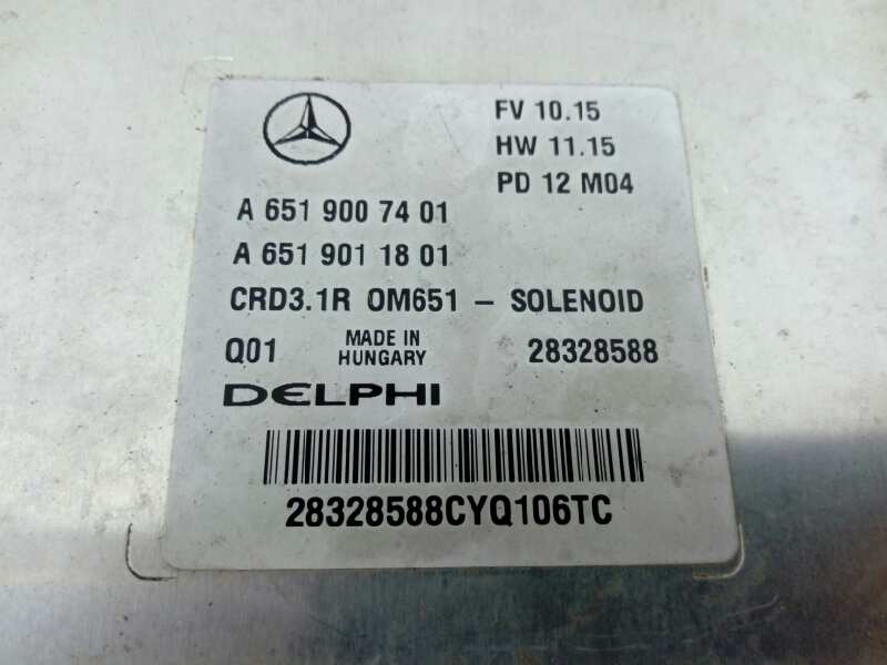 MERCEDES-BENZ E-Class W212/S212/C207/A207 (2009-2016) Μονάδα ελέγχου κινητήρα ECU A6519007401,A6519011801,E3-A1-1-3 18467395