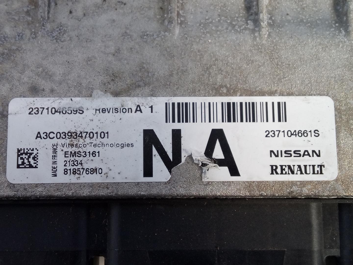 RENAULT Kadjar 1 generation (2015-2024) Блок управления двигателем 237104661S, A3C0393470101, E2-A3-43-2 23295570