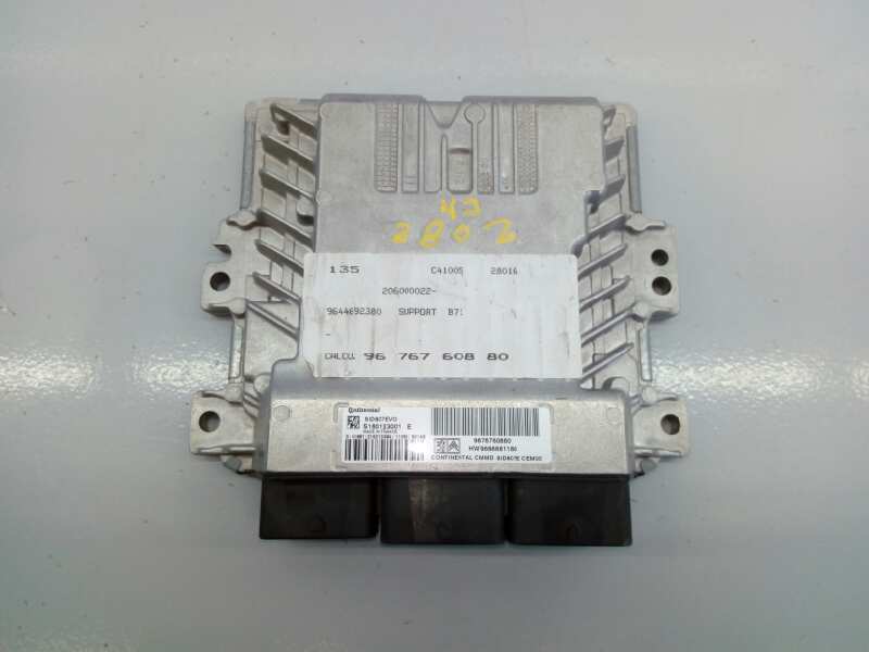 CITROËN C4 2 generation (2010-2024) Engine Control Unit ECU 9676760880, 9666681180, E3-B2-25-2 18341105