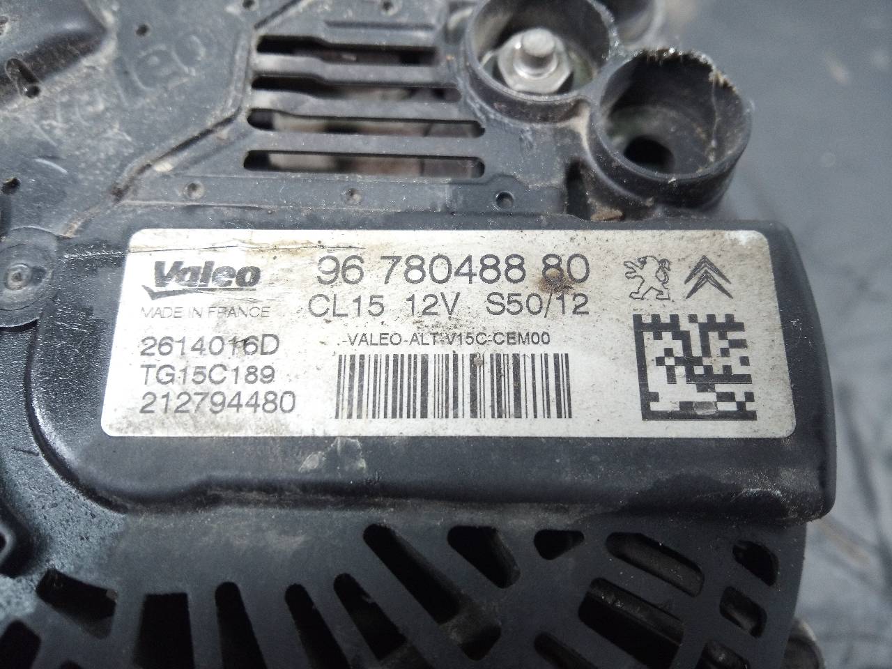 CITROËN Berlingo 2 generation (2008-2023) Dynamo 9678048880,P3-B5-8-1 20965334