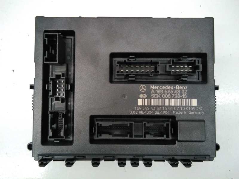 MERCEDES-BENZ A-Class W169 (2004-2012) Other Control Units A1695454332, 5DK00872816, E3-A1-4-7 18491538