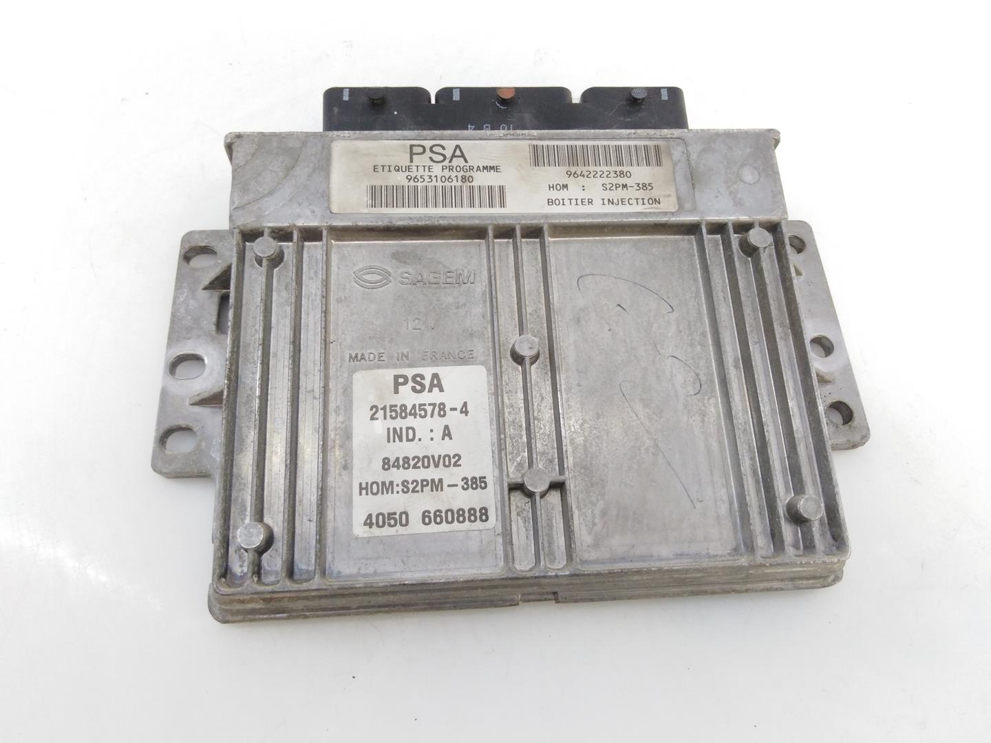 CITROËN C2 1 generation (2003-2009) Motorkontrolenhed ECU 9642222380,9653106180,E3-B2-25-3 21796886