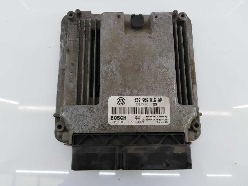 VOLKSWAGEN Golf 5 generation (2003-2009) Motora vadības bloks 03G906016AP,0281011672,E2-A1-33-5 18645906