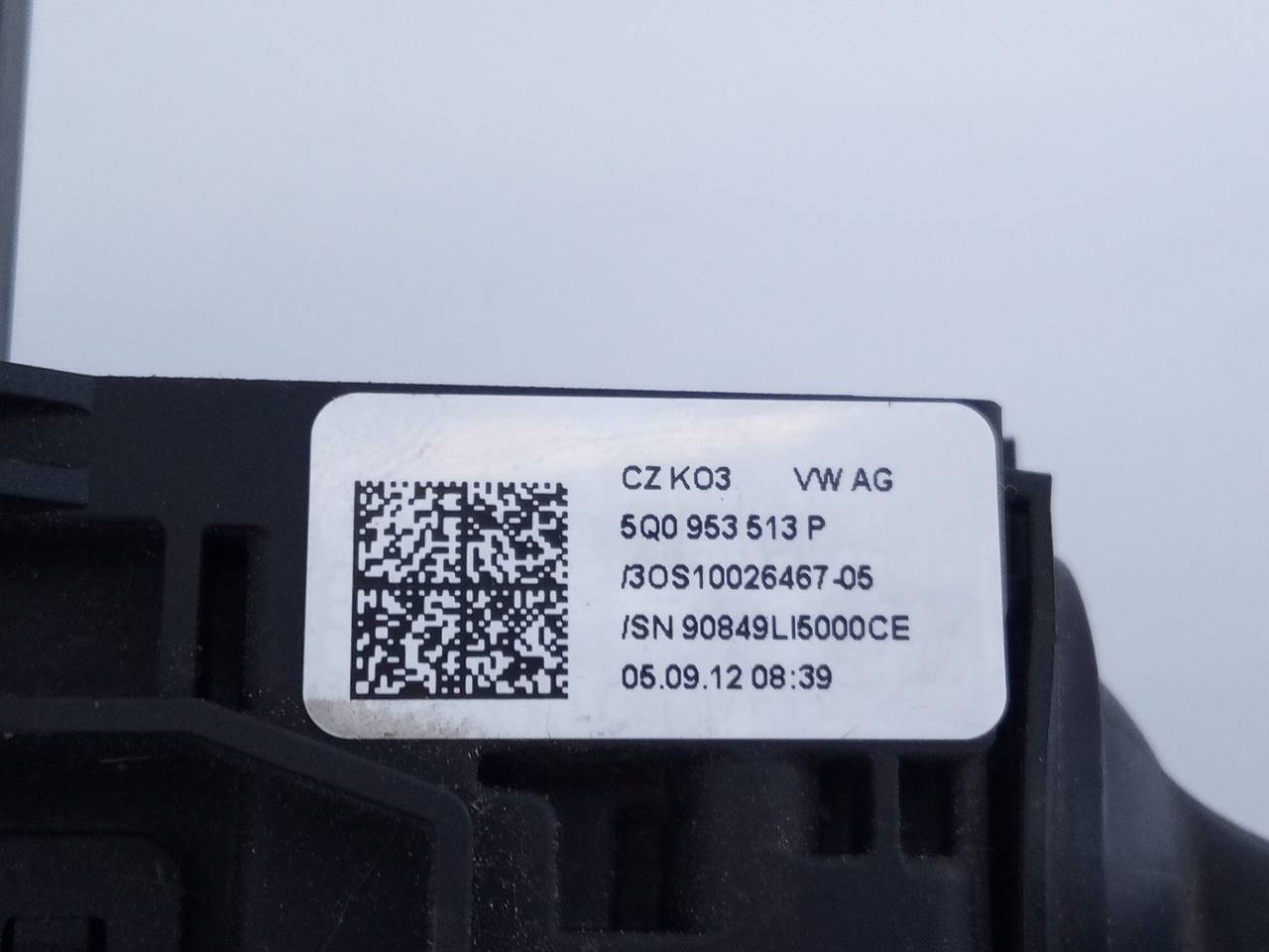 VOLKSWAGEN Variant VII TDI (2014-2024) Indicator Wiper Stalk Switch 5Q0953507AA, 5Q0953513P, E2-A1-25-1 18633978
