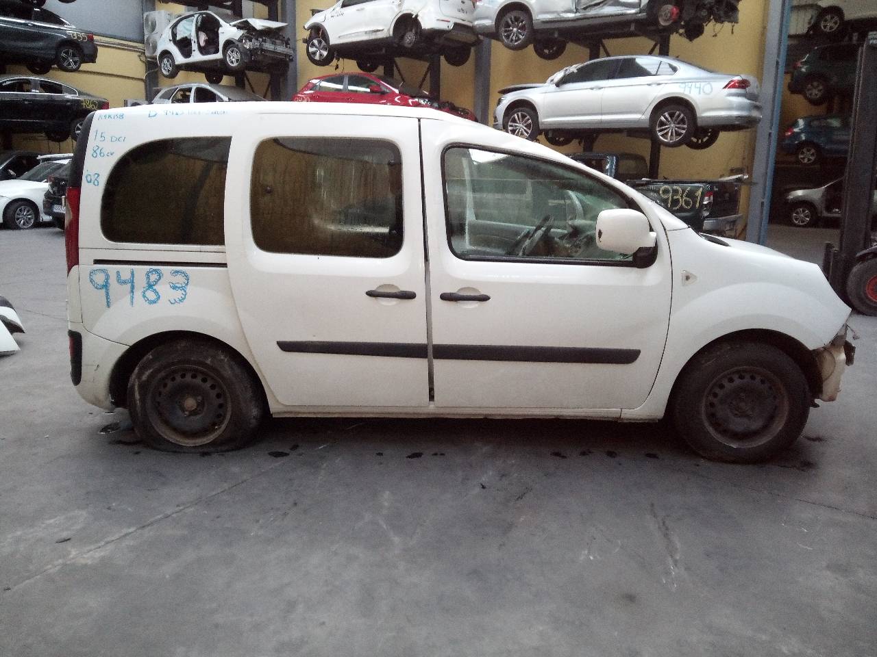 CHEVROLET Kangoo 2 generation (2007-2021) Bagāžas nodalījuma loga tīrītāja motorīts 390201836, 8200431392, E1-A1-4-1 18750285