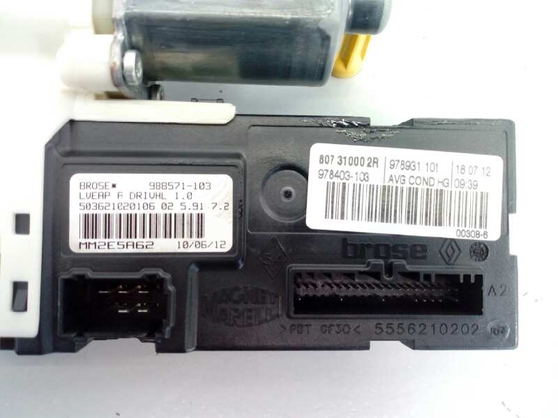 RENAULT Laguna 3 generation (2007-2015) Front Left Door Window Regulator Motor 807310002R, E1-A1-8-3 18377728