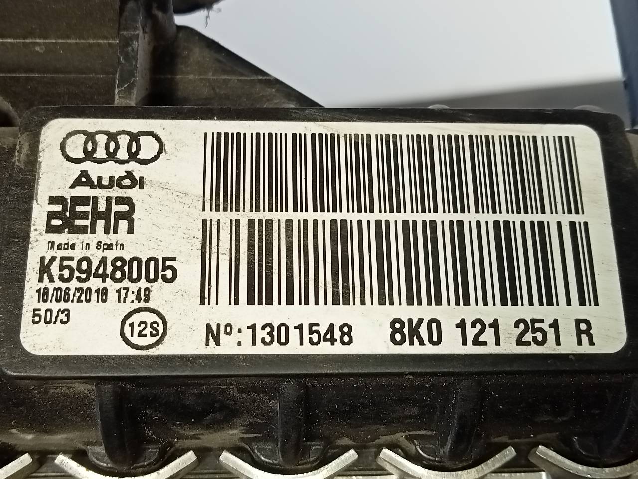 AUDI A5 Sportback 8T (2009-2011) Ραδιάτορας κλιματισμού P2-A6-10 26269729