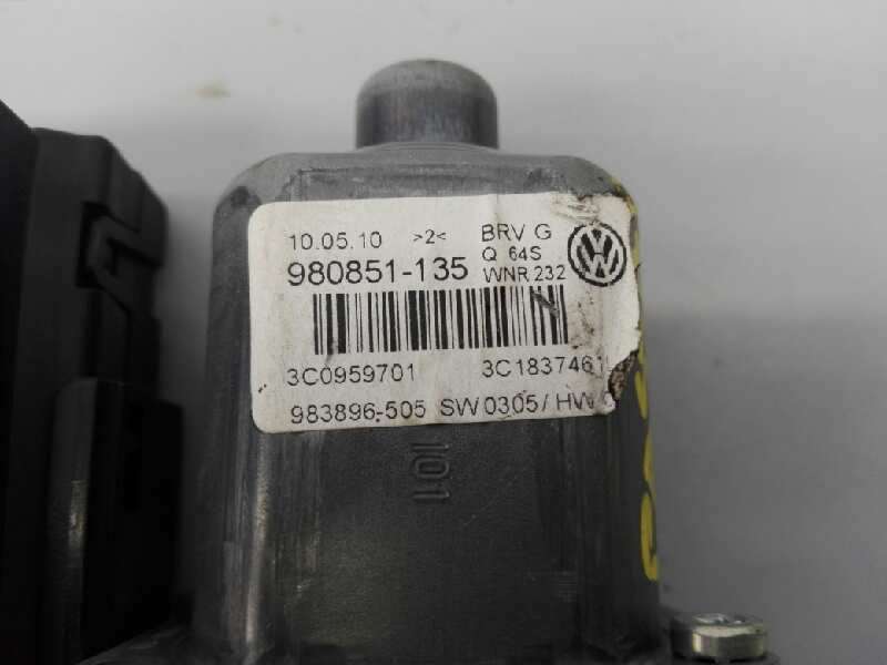 CHEVROLET Passat B6 (2005-2010) Motor regulator geam ușă stânga față 3C1837461L, 980851135, E1-B6-36-1 18375917