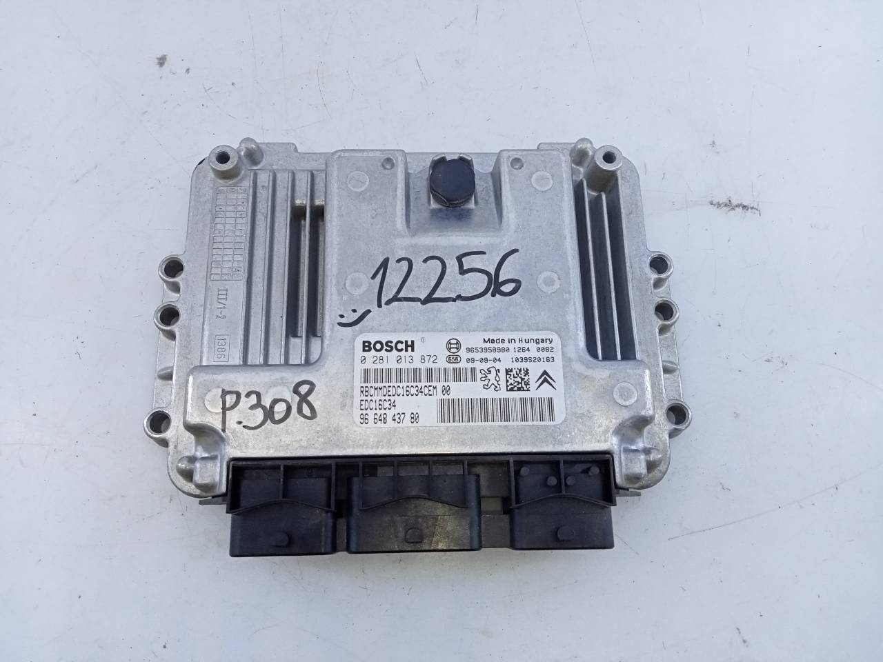 PEUGEOT 308 T9 (2013-2021) Блок керування двигуном ECU 9664843780,E3-B2-30-1,E3-B2-30-1 26273012