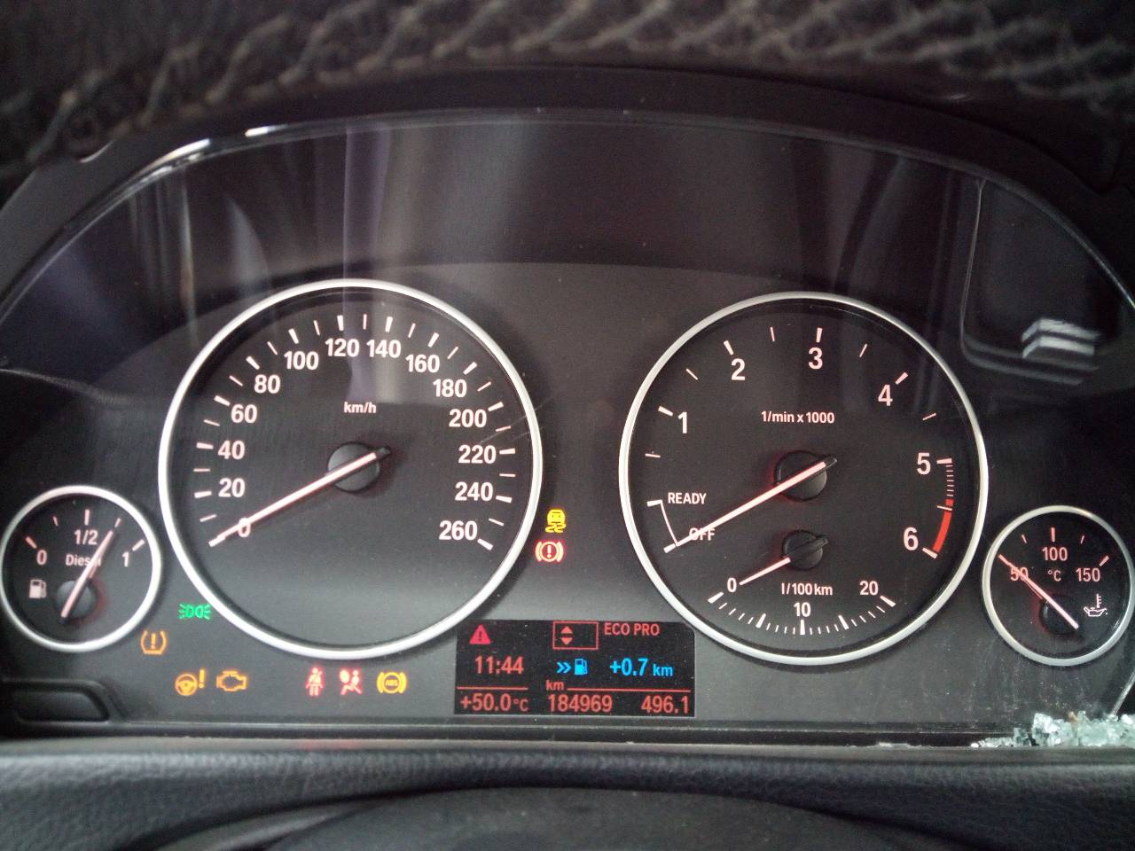 BMW 3 Series F30/F31 (2011-2020) Speedometer 62109287480, 17649411, E3-A2-28-2 24049421