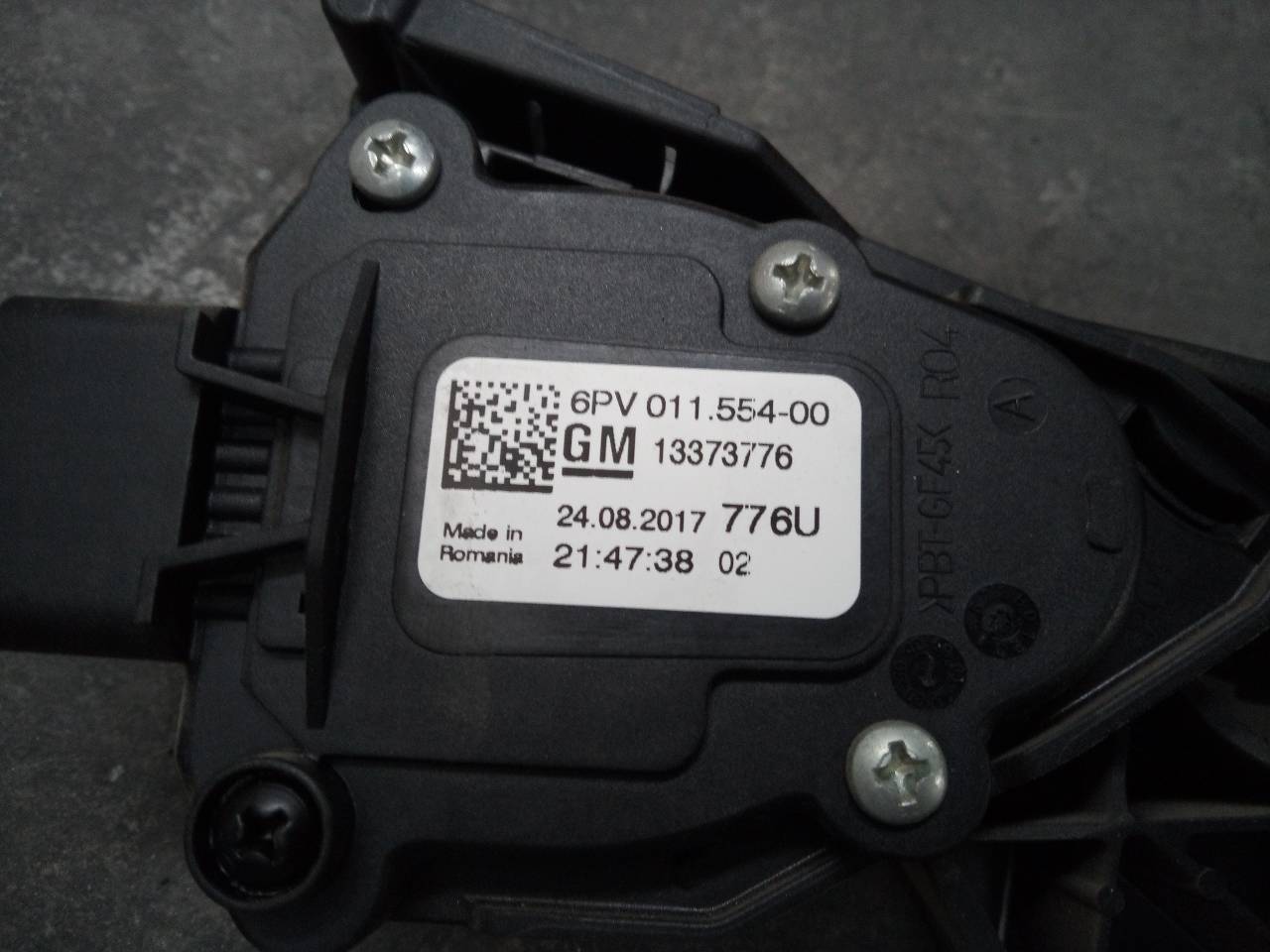 OPEL Astra K (2015-2021) Akseleratoriaus (gazo) pedalas 13373776, 6PV01155400 20966920