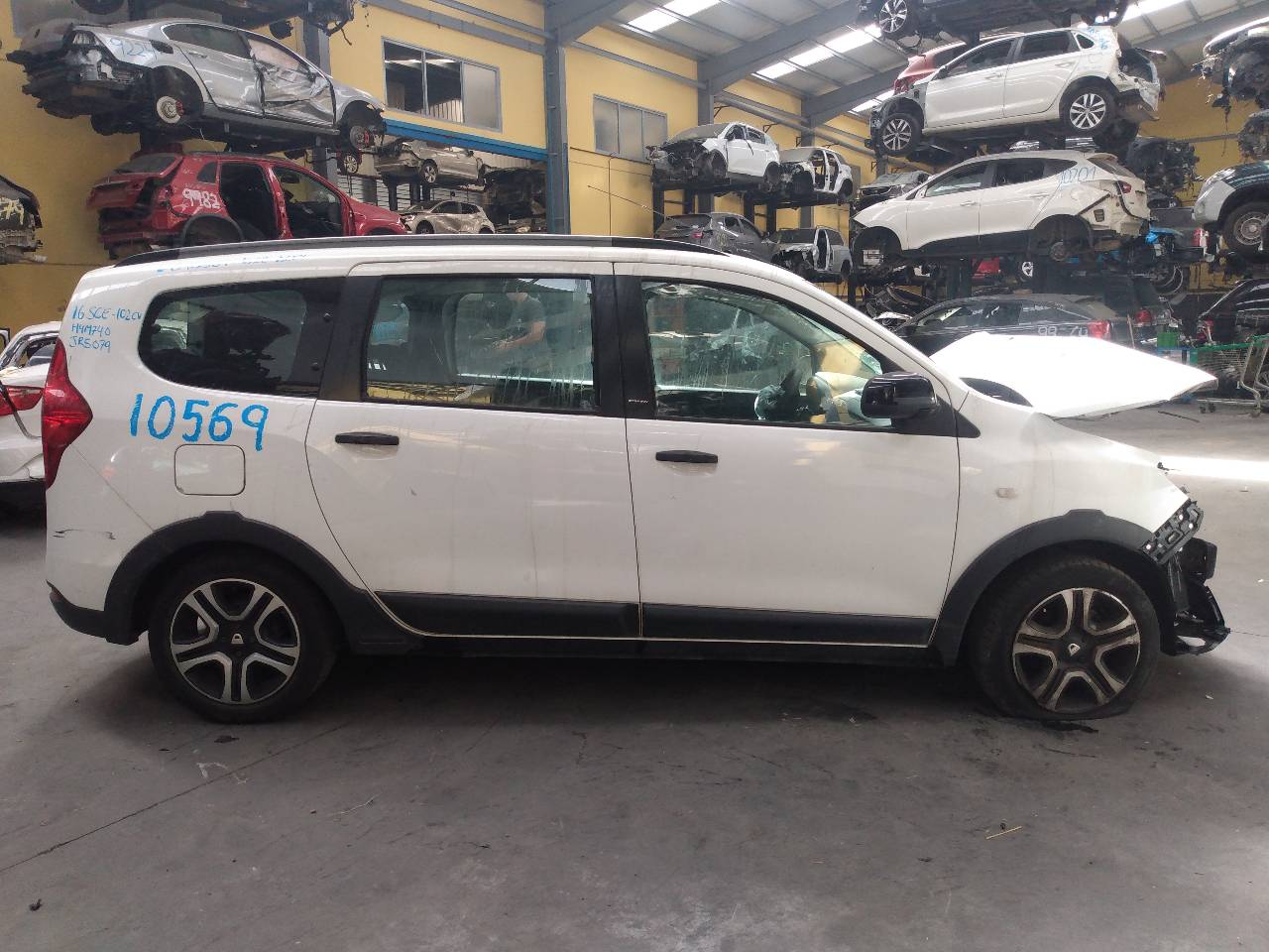 DACIA Lodgy 1 generation (2013-2024) Заден ляв предпазен колан 898416526R,E1-A1-43-1 20959289