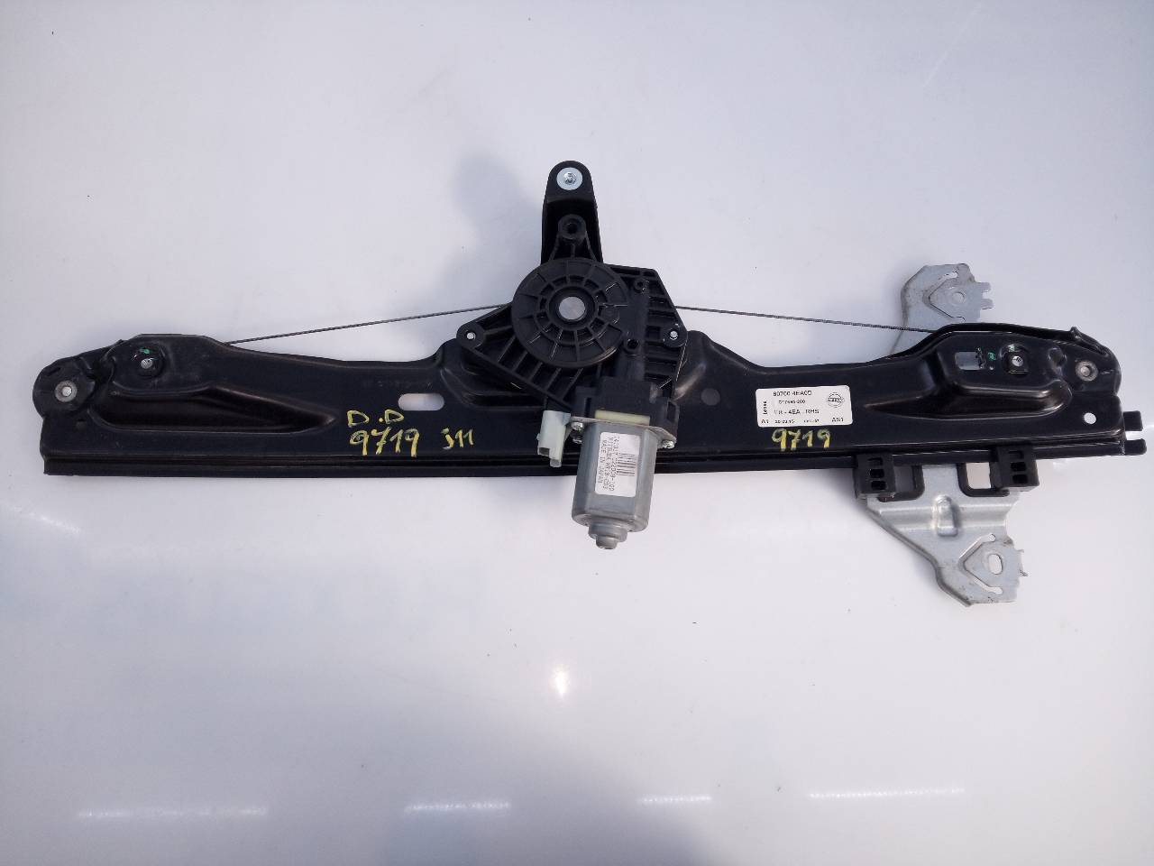 NISSAN Qashqai 2 generation (2013-2023) Front Right Door Window Regulator 807004EA0D,E2-A4-5-1 18765554